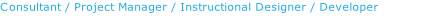 Consultant / Project Manager / Instructional Designer / Developer